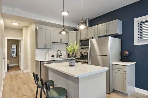 Stylish 2BR | A+ Location, Parking, Laundry, Desk